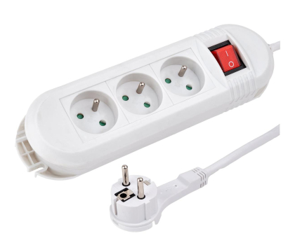 Listwa zasilająca HAMA LISTWA ZASILAJĄCA "COMFORT" 3GN, 1,5M